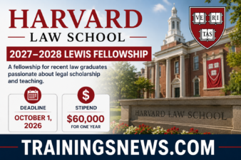 2027–2028 Lewis Fellowship at Harvard Law School: $60,000 Stipend for Aspiring Legal Scholars